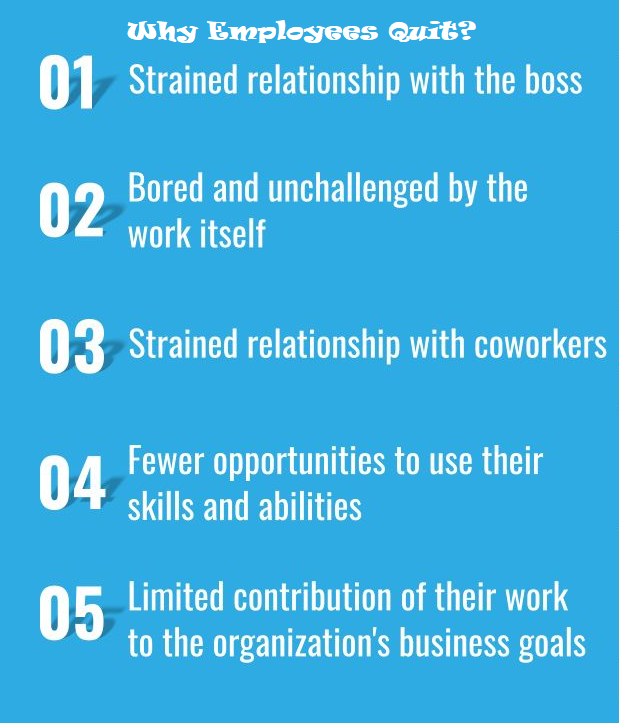 Why employees quit