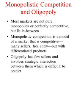 monopoly vs oligopoly