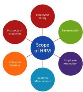 The scope of Human Resource Management refers to all the activities that come under the banner of Human Resource Management.