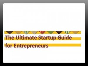 The startup guide