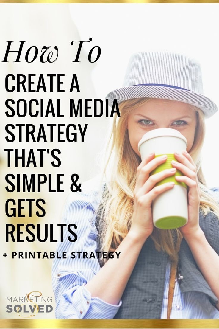 How to create a social media strategy that's simple and gets results