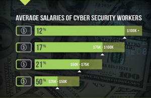 Average Salaries of Cyber Security Workers