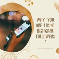 Why You Are Losing Instagram Followers ?