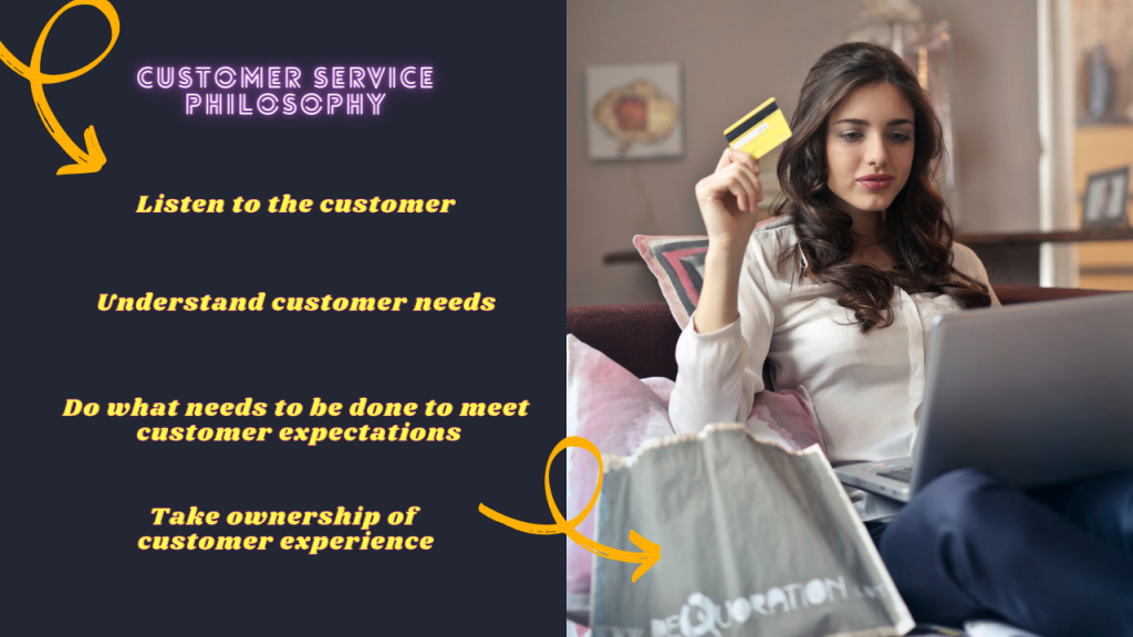 Customer service philosophy