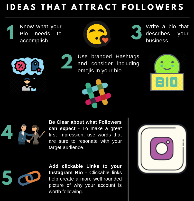 Instagram bio ideas that attract followers