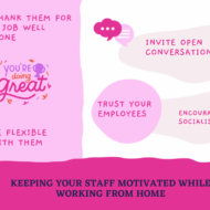 Keeping Your Staff Motivated While Working from Home