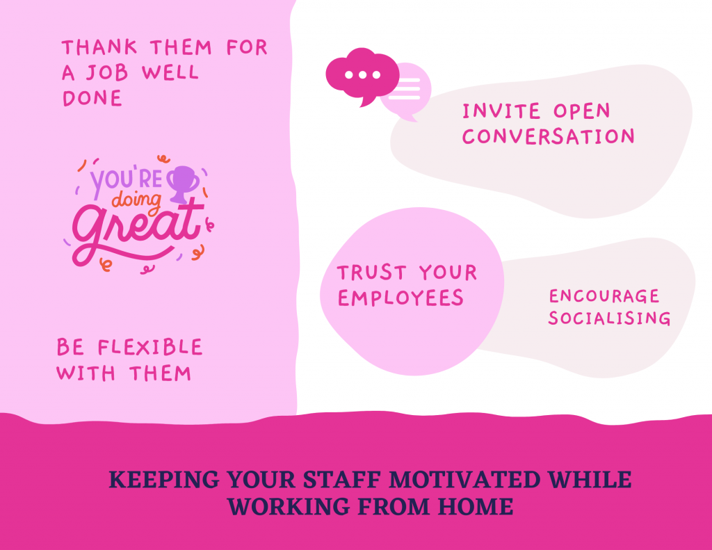 Keeping your staff motivated while working from home