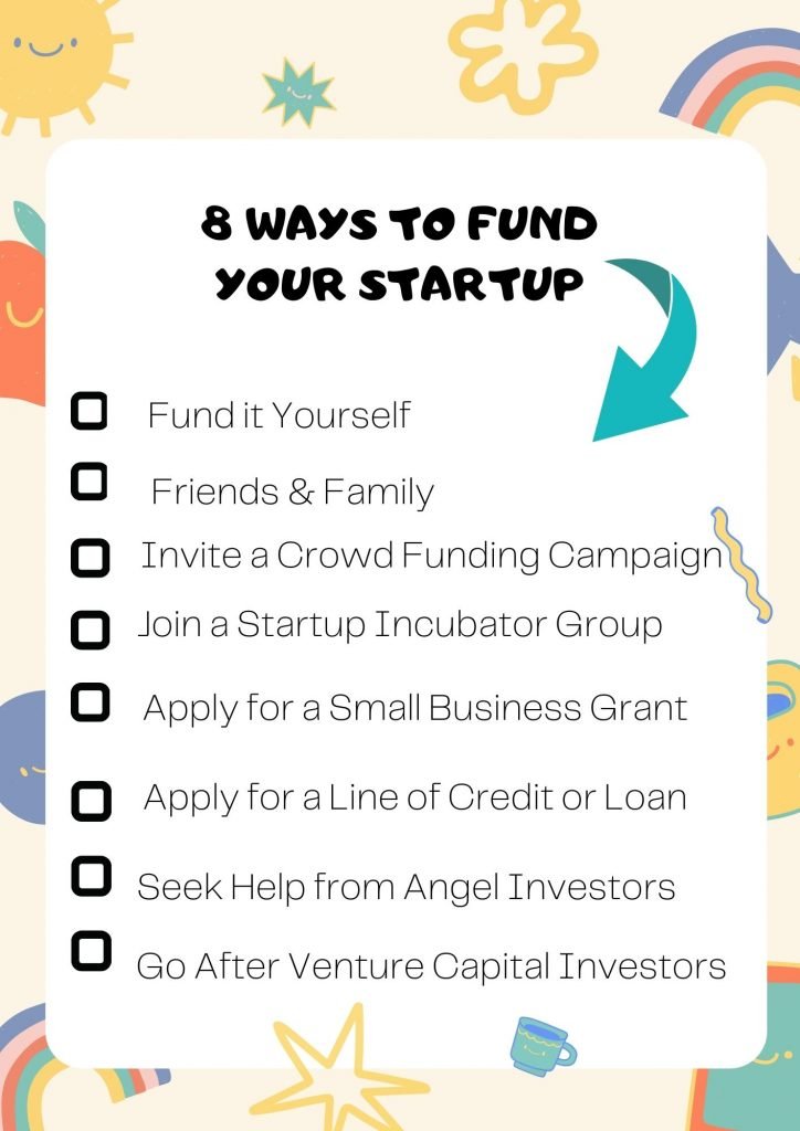 8 ways to fund your startup