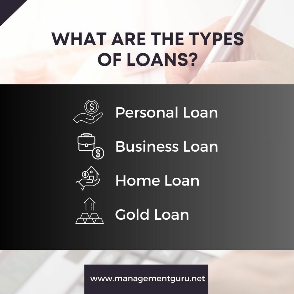 What are the types of loans?