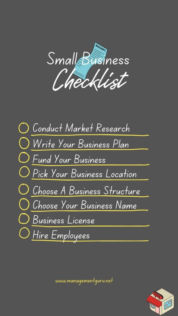 Small business checklist.