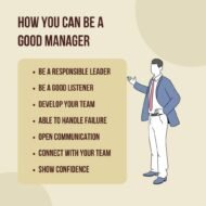 Top Tips on How You Can Be a Good Manager