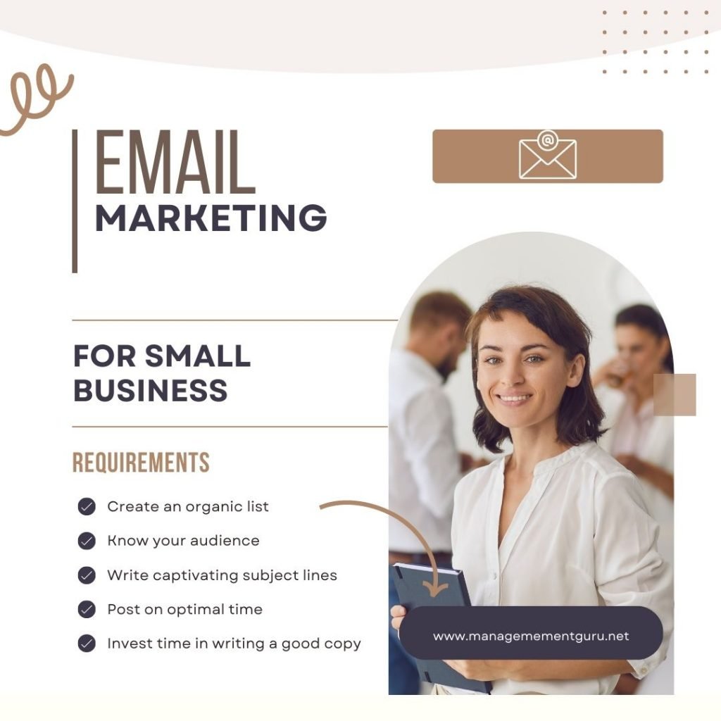Email marketing tips for small business.
