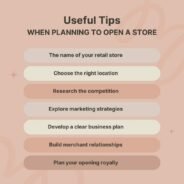 Useful Tips When Planning to Open a Store