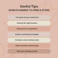 Useful Tips When Planning to Open a Store