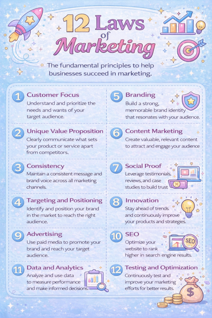 The 12 laws of marketing - what still works?